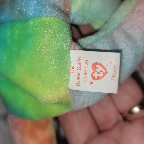 Ty Beanie "Peace" 1996 Beanie - Picture 5 of 8